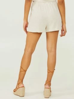 JoAnne Linen Shorts -Pippa Shop 001890 H1325W080JI OATMEAL 03