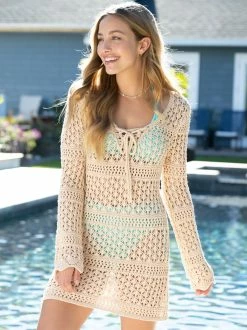 Crochet Coverup Dress