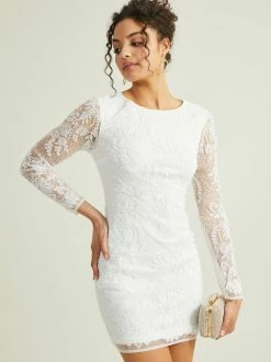 Blake Beaded Dress -Pippa Shop 001892 R4491 47GQ 11 WHITE 02
