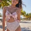 Paisley Leopard One Piece Swimsuit