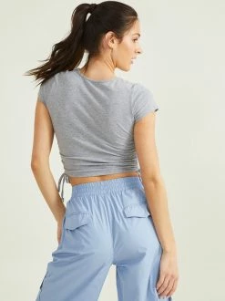 Cinch Me Up Top -Pippa Shop 001911 PT15820 HEATHER GRAY 04