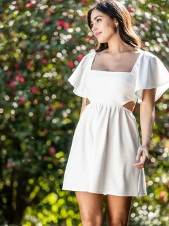 Holland Dress -Pippa Shop 001926 DDSK5453 IGR WHITE 09