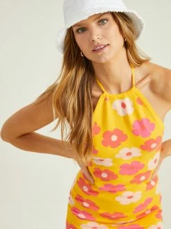 Daisy Halter Knit Dress