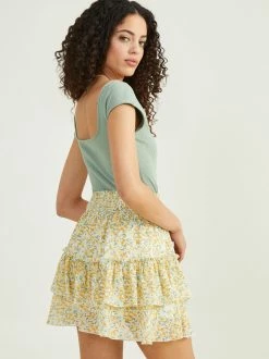 Anne Ribbed Square Neck Bodysuit 5 Anne Ribbed Square Neck Bodysuit -Pippa Shop 001926 TDSK1909 SS 23 SAGE 02