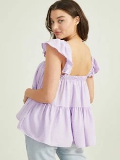 Pippa Babydoll Top -Pippa Shop 001926 TMDW1132 OHT LAVENDER 02