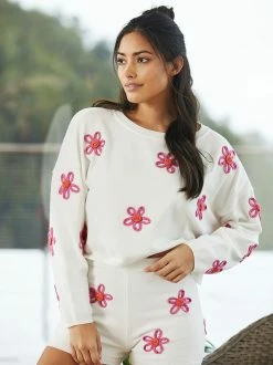 Flower Stitch Shorts