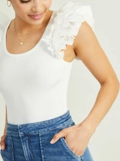 Bonnie Ruffle Sleeve Bodysuit