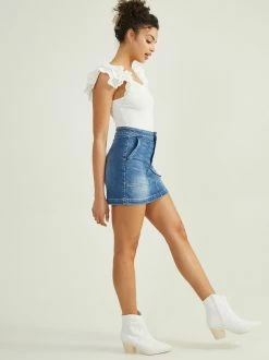 Bonnie Ruffle Sleeve Bodysuit -Pippa Shop 001950 BT3068 ATS WHITE 02