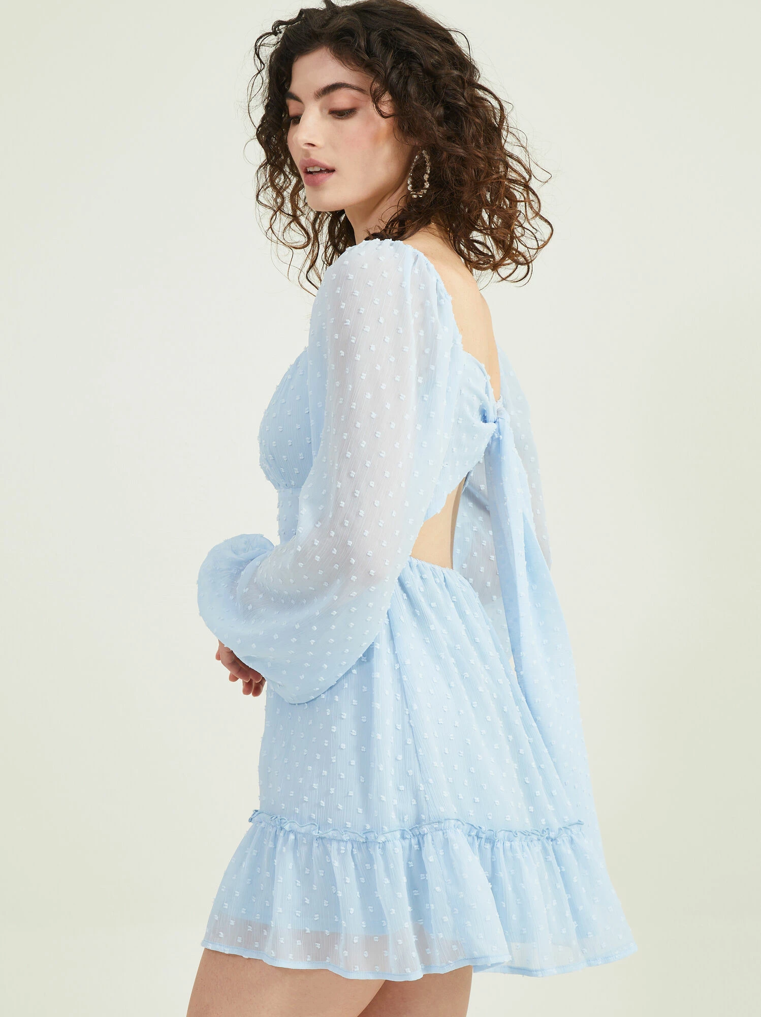 Ellen Clipdot Dress 4 Ellen Clipdot Dress - Image 4