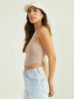 Peggie Corset Tank Top -Pippa Shop 002070 RE10514 SAND 02