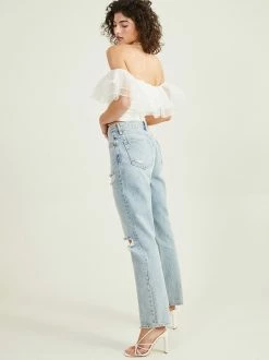 May Tulle Ruffle Top 6 May Tulle Ruffle Top -Pippa Shop 003038 IBT26210AS WHITE 02