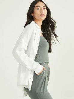 Mary Gauze Button Up Top