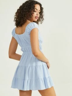 Genevieve Dress -Pippa Shop 003041 DR97115 I PERIWINKLE 03