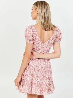 Deanna Dress -Pippa Shop 003041 DR97142B I RED COMBO 03