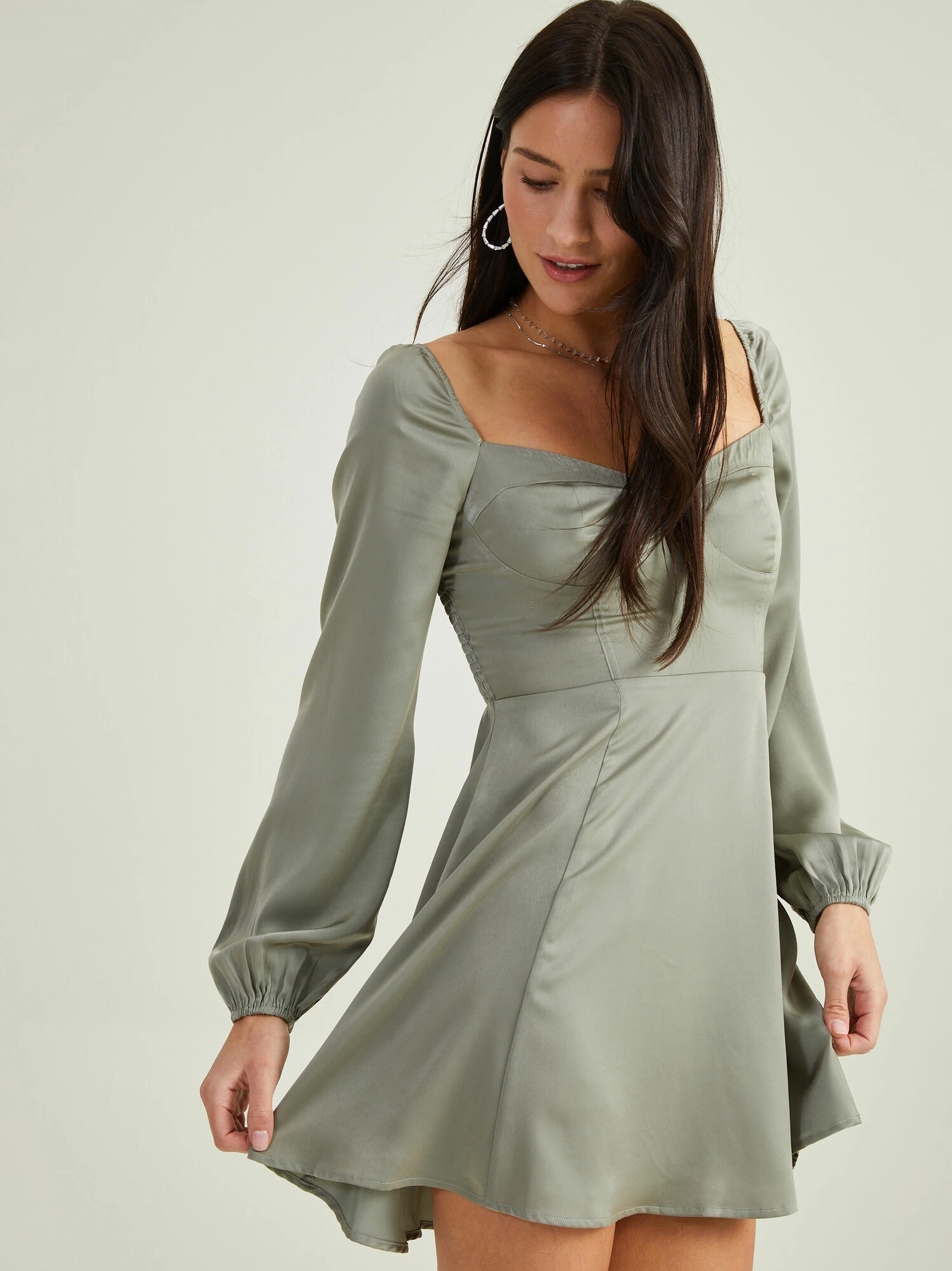 Jordan Satin Dress 2 Jordan Satin Dress - Image 2