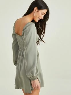 Jordan Satin Dress 5 Jordan Satin Dress -Pippa Shop 003041 LD45155 018 SAGE 02