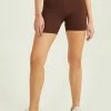 Glide Ribbed Biker Shorts