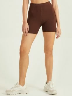 Glide Ribbed Biker Shorts