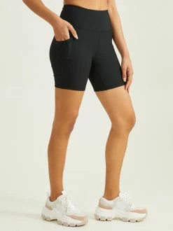 First String Ribbed Biker Shorts