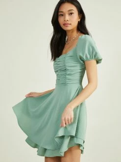 Edwina Puff Sleeve Dress