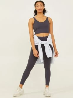 Waterfall Cropped Tank -Pippa Shop 004059 TP1152 CHARCOAL 02