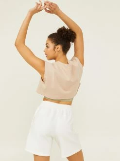 On The Move Cut Off Tank -Pippa Shop 004059 TP7008 SAND 02