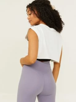 On The Move Cut Off Tank -Pippa Shop 004059 TP7008 WHITE 02