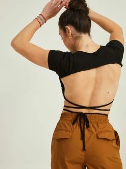 That's A Wrap Top -Pippa Shop 004059 TP7014 BLACK 02