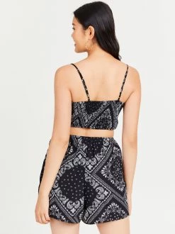 Brit Bandana Top 6 Brit Bandana Top -Pippa Shop 004071 S9025T BLACK 03