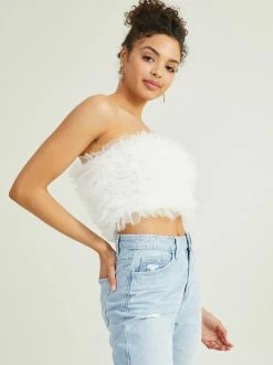 Giselle Tulle Tube Top -Pippa Shop 004124 CT33575AS WHITE 02