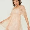 Peach Sequin Dress